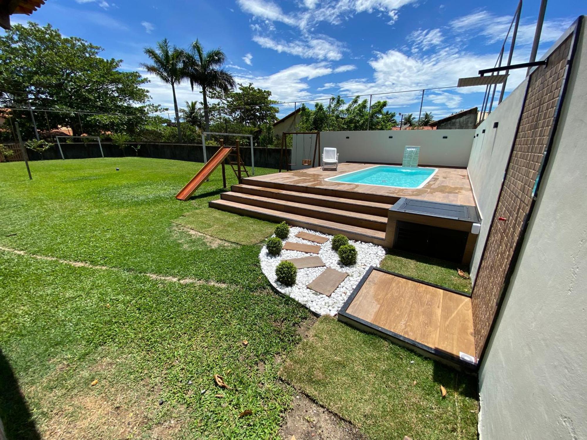 Casa Bem Espacosa Com Piscina, Campo De Futebol E Area Gourmet A Um Quarteirao Da Lagoa De Praia Seca Araruama Exteriér fotografie