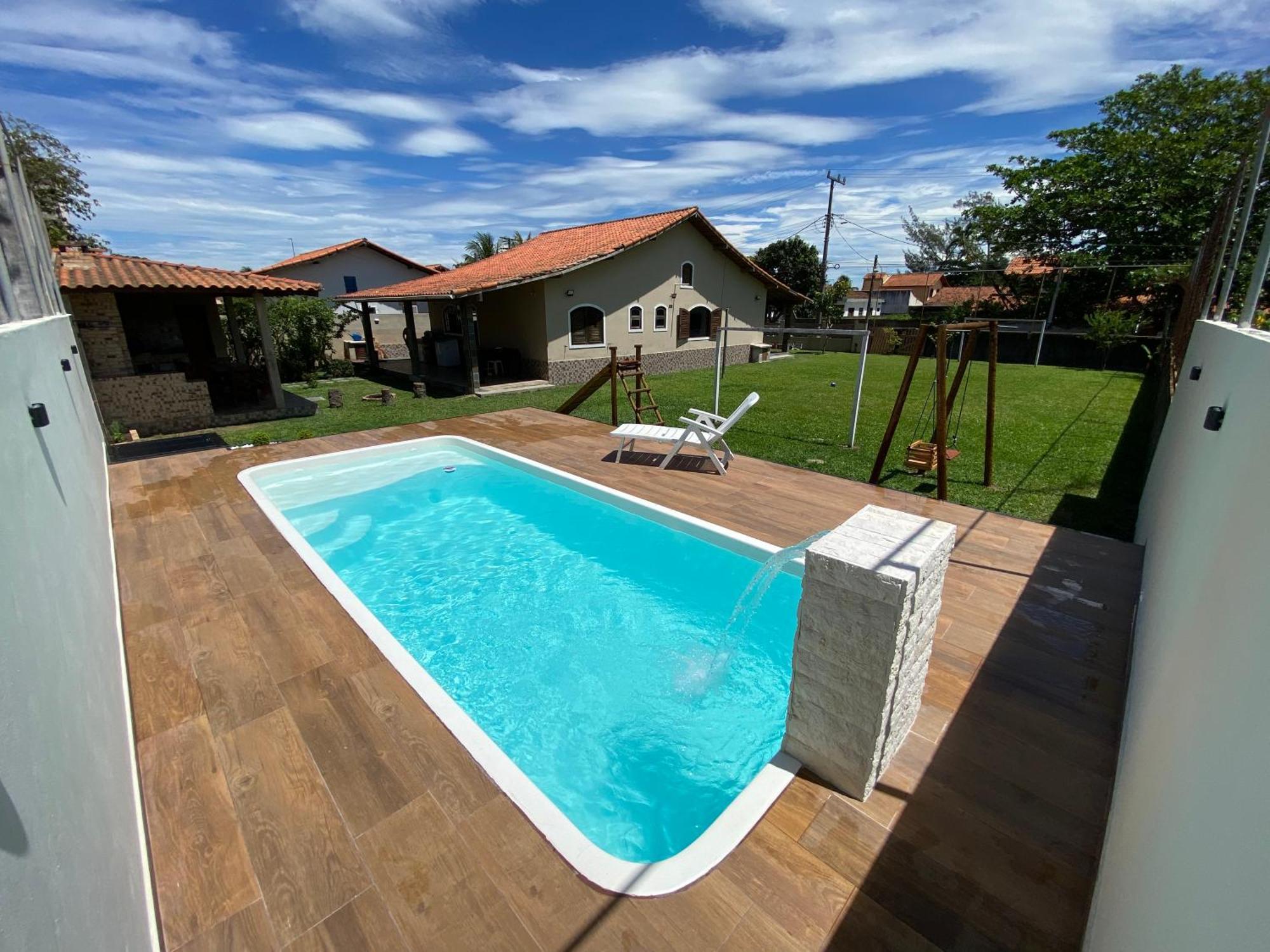 Casa Bem Espacosa Com Piscina, Campo De Futebol E Area Gourmet A Um Quarteirao Da Lagoa De Praia Seca Araruama Exteriér fotografie