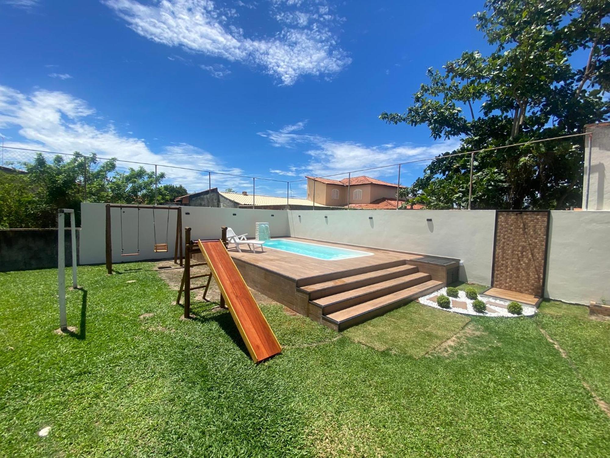 Casa Bem Espacosa Com Piscina, Campo De Futebol E Area Gourmet A Um Quarteirao Da Lagoa De Praia Seca Araruama Exteriér fotografie
